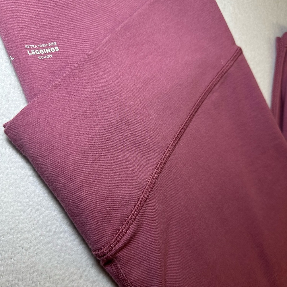 Old Navy PowerChill Leggings Pink Rose Extra High-Rise Go-Dry XL - Picture 6 of 6